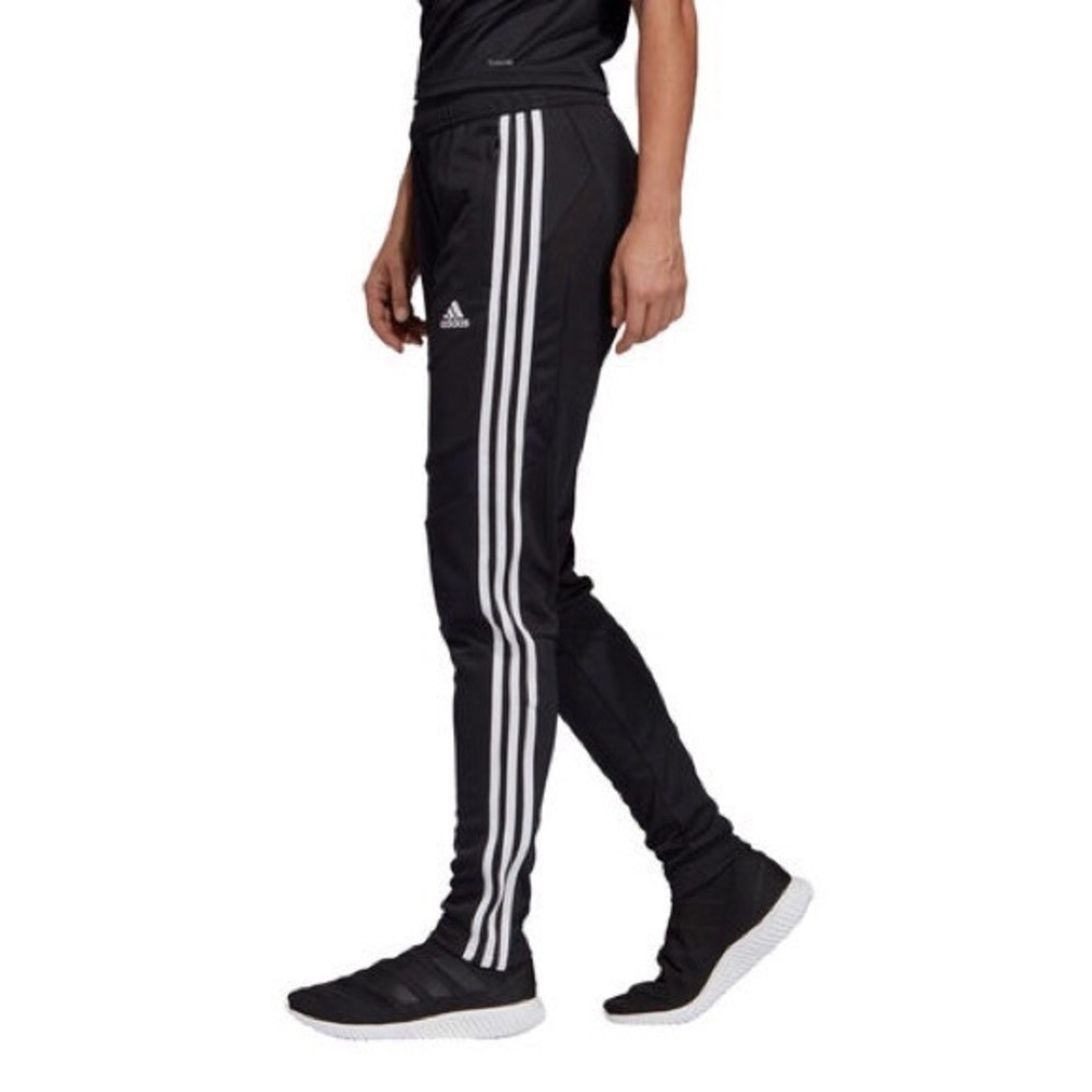 Adidas Black and White Striped Track Pants sz 8